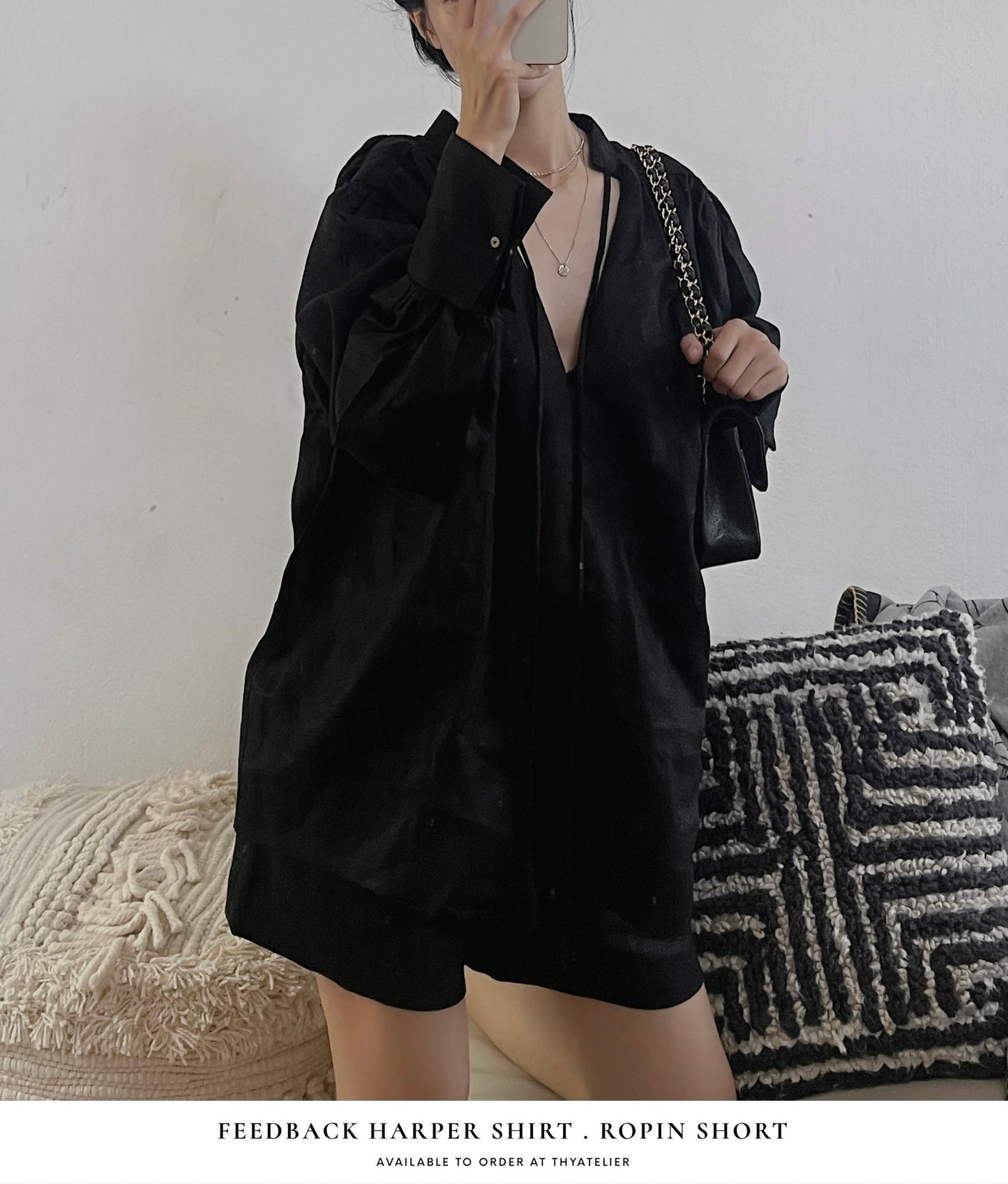 HARPER SHIRT - BLACK